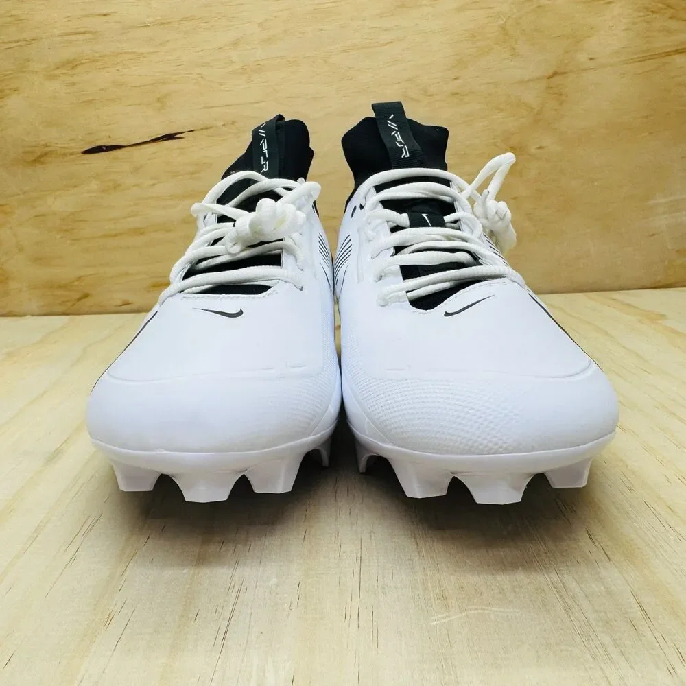 NEW Nike Vapor Edge Pro 360 White Black Football Cleats Sz 15 WIDE FN7760-100